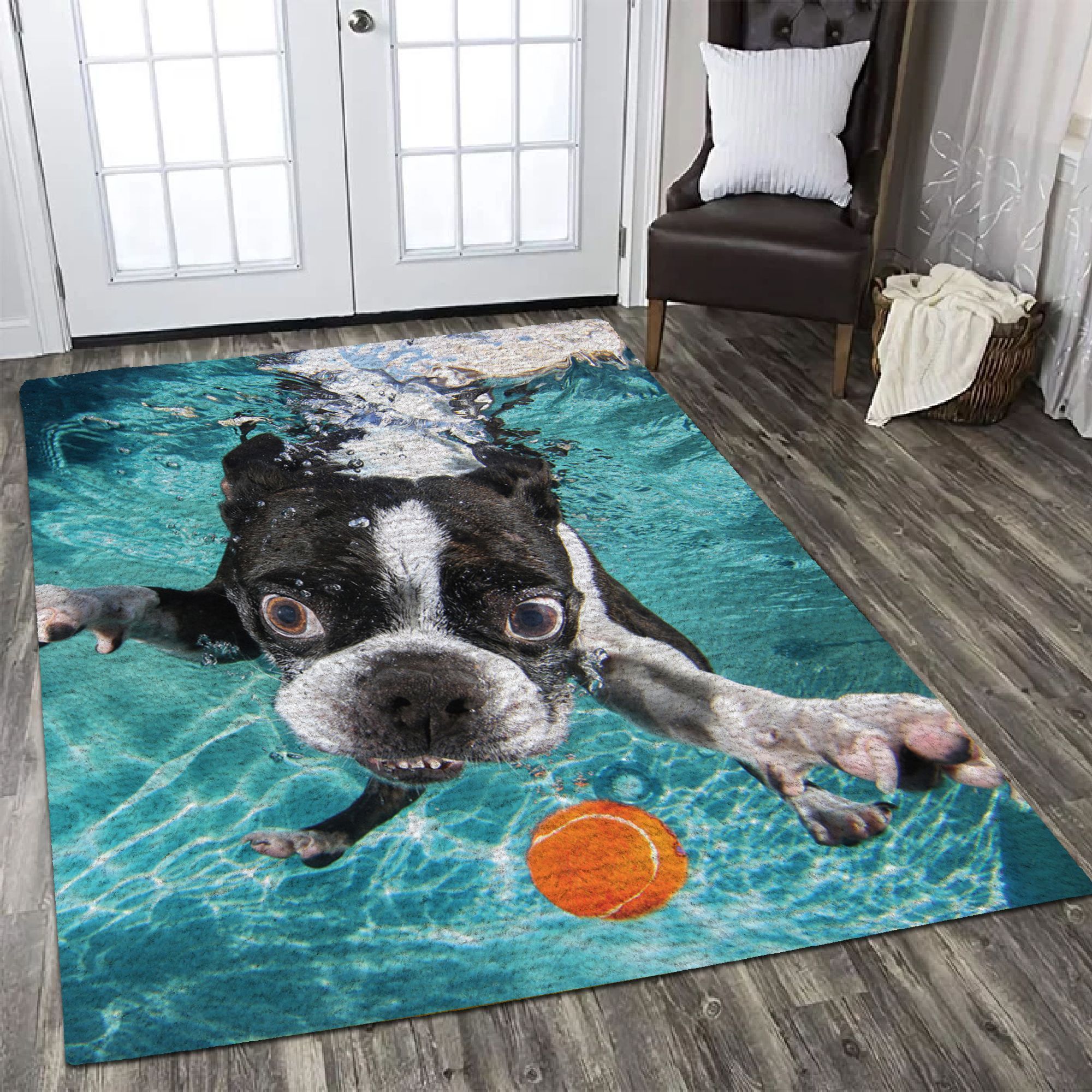 Boston Terrier CTV040796 VA4 Rug