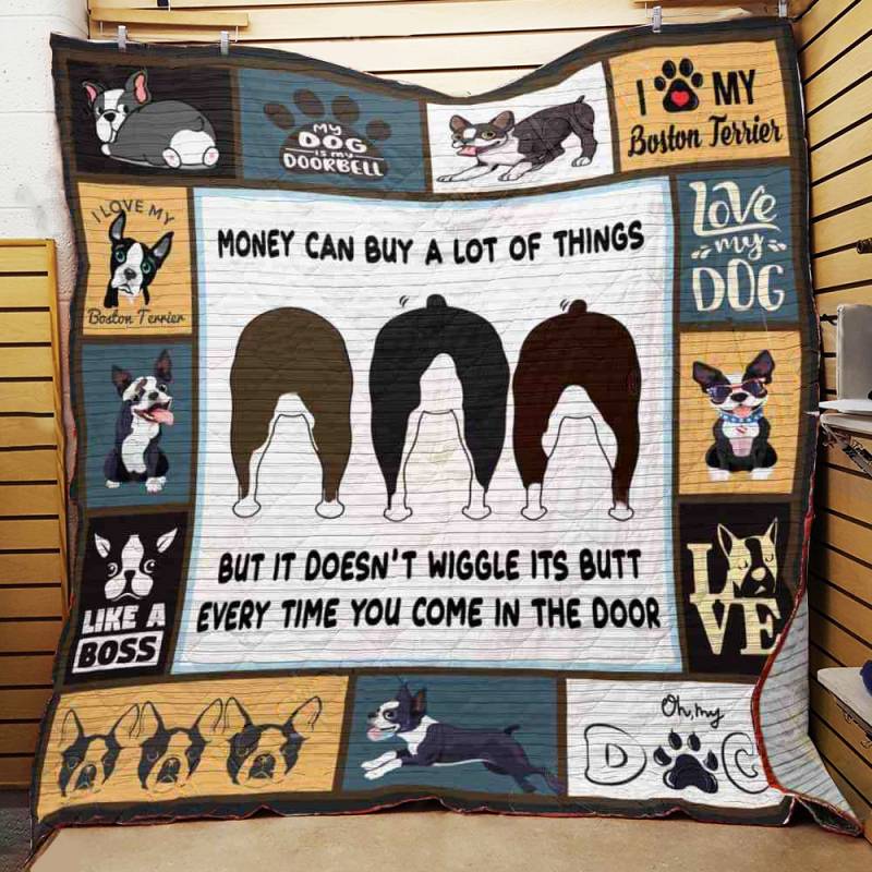 Boston Terrier Dog Quilt – TA011001