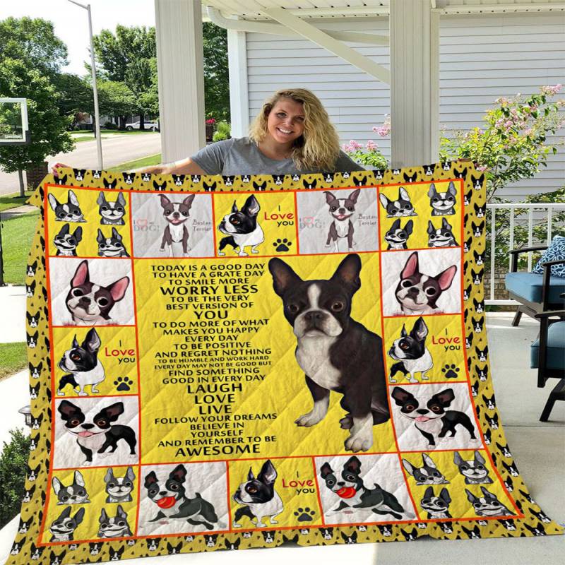 Boston Terrier, Follow Your Dream Quilt – BT031038