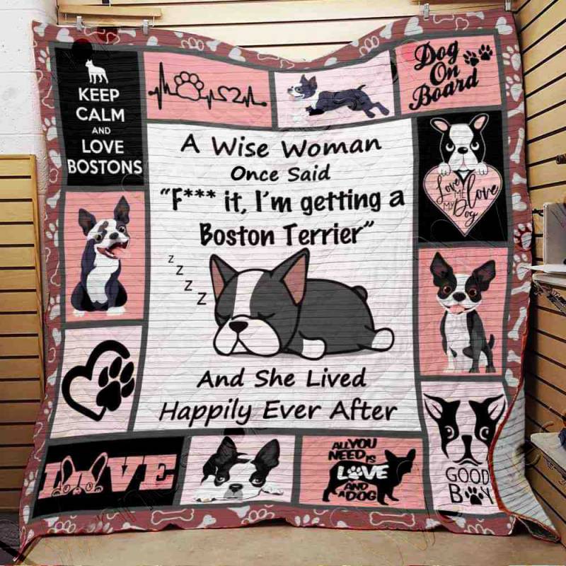 Boston Terrier Quilt-v111025