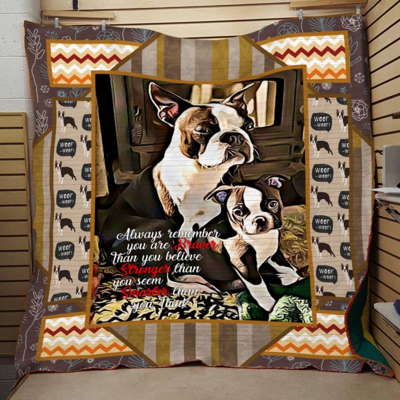 Boston terrier i wish-you Quilt -BT15_2108