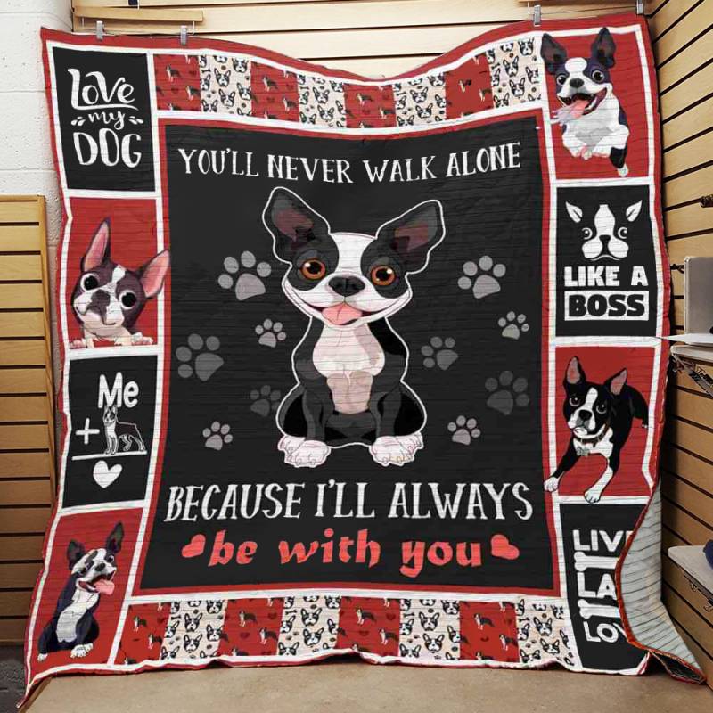 Boston Terrier Dog Quilt-BT291004