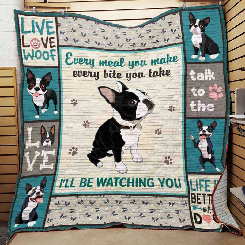 Boston Terrier Dog Quilt – BT011128