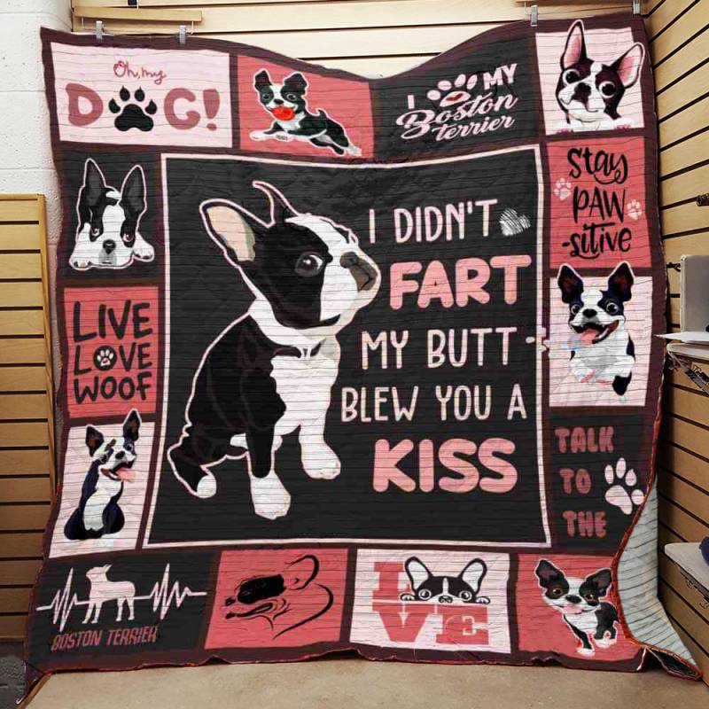 Boston Terrier Dog Quilt – BT071107