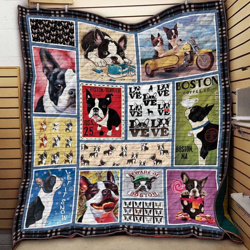 Boston Terrier Qur Lor Quilt BT191107