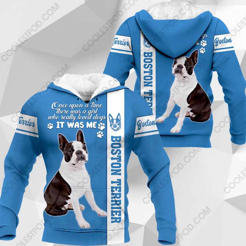 Boston Terrier All Over Printed Hoodie X041230