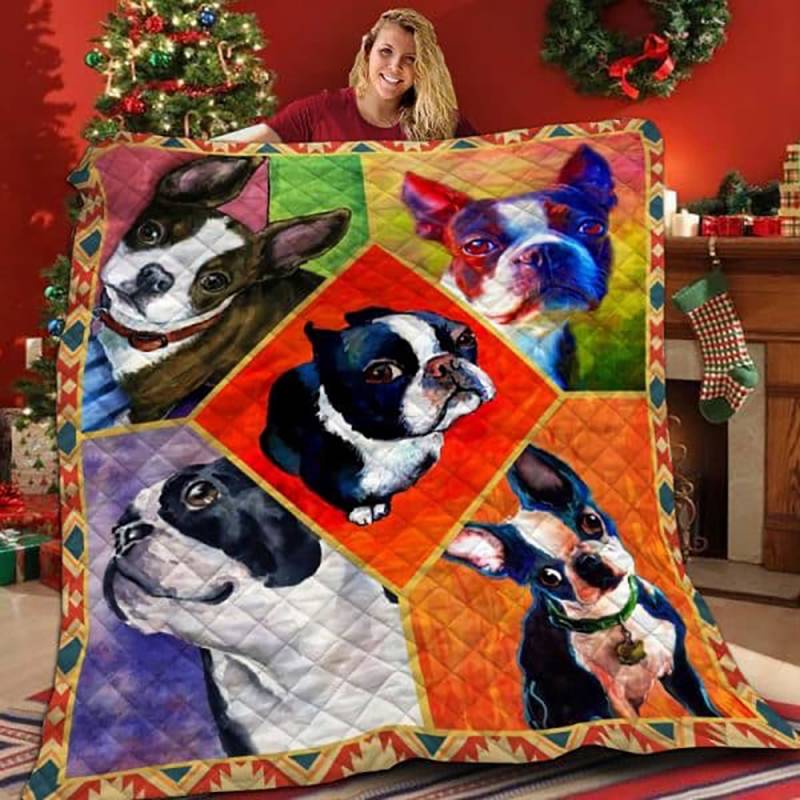 Boston Terrier Quilt N201283