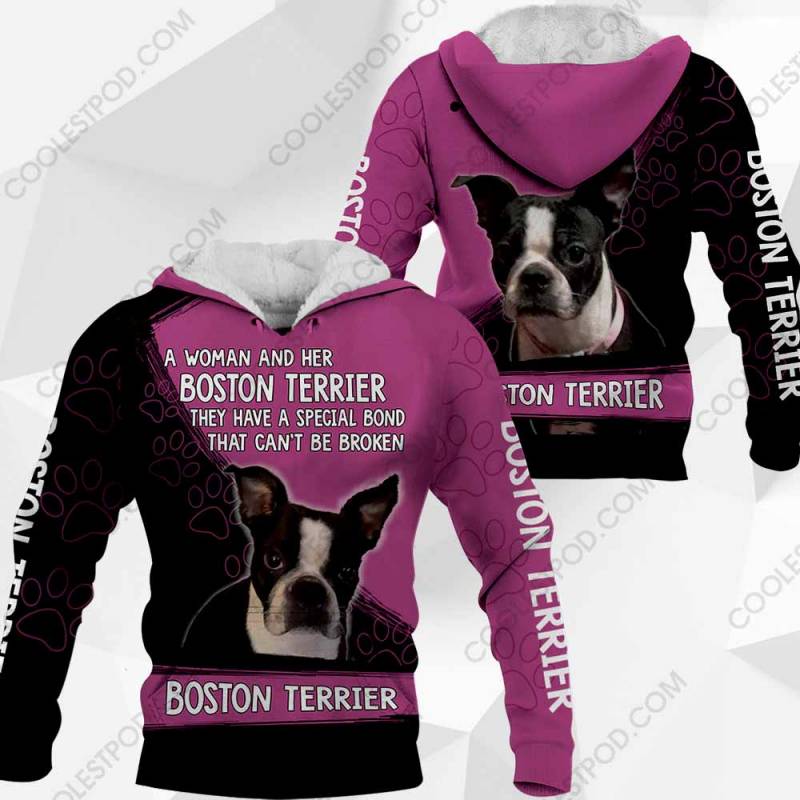 Boston Terrier All Over Printed Hoodie X271267