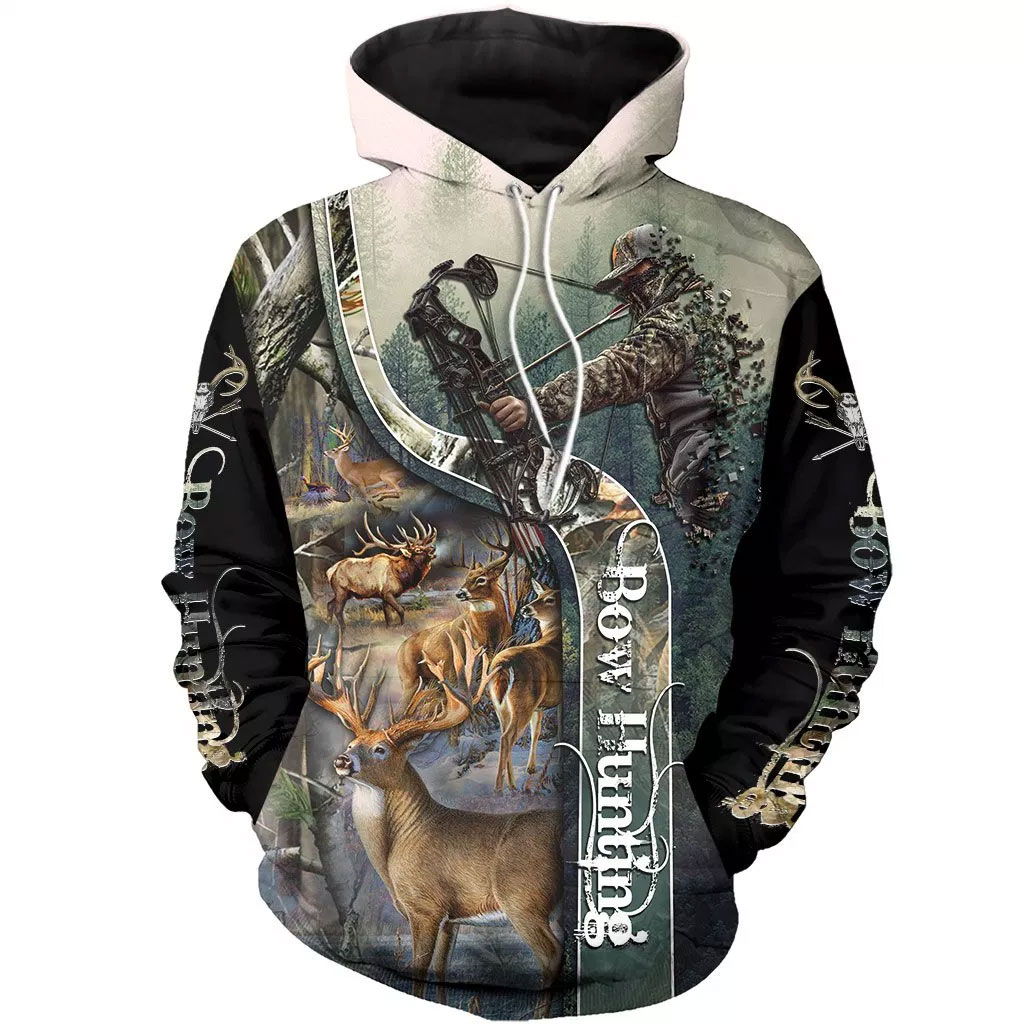 Bow Hunting 3D All Over Print | Hoodie | Unisex | Full Size | Adult | Colorful | HT5063