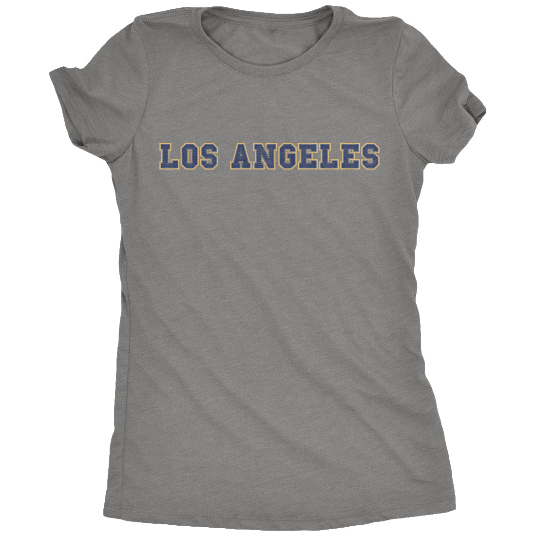 Cities – Los Angeles Fan (Navy / Gold) Women’s Tri-Blend T-Shirt