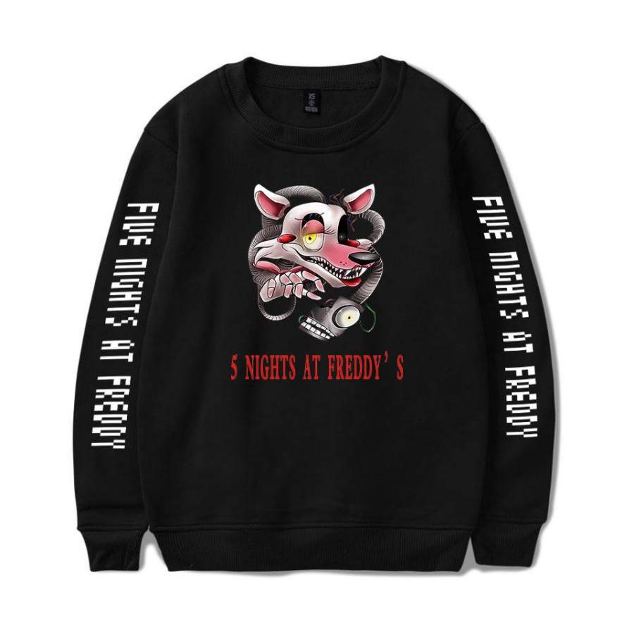 Five Nights at Freddy Series Adult Long Sleeve Sweatshirt Cozy Casual Crew-neck Pullover