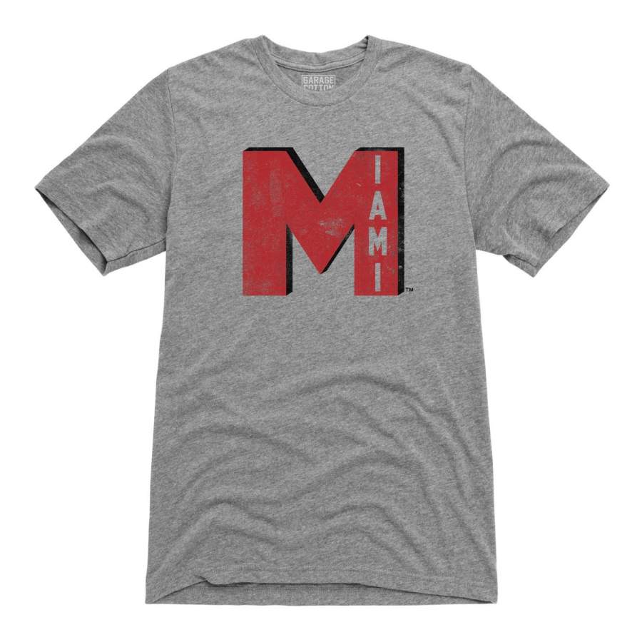 Big M – Miami – Men’s Short Sleeve T-Shirt