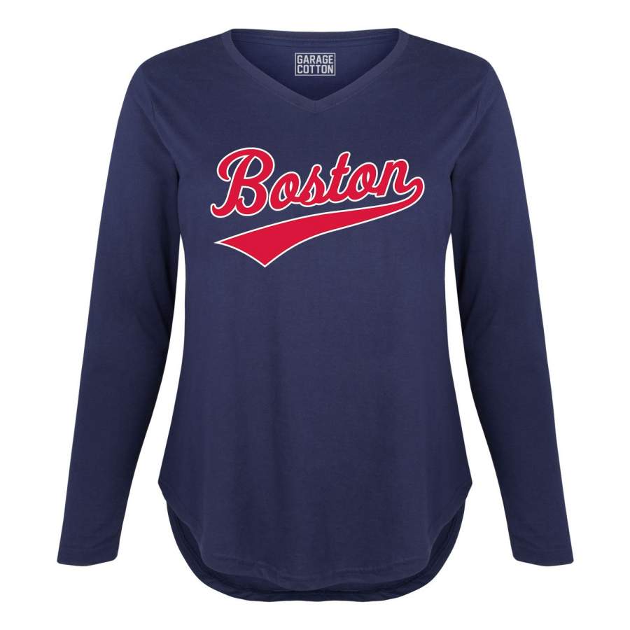 Boston – Women’s Plus Size Long Sleeve T-Shirt