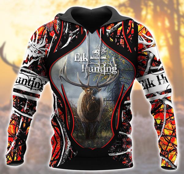 Elk Hunting Lava 3D All Over Print | Hoodie | Unisex | Full Size | Adult | Colorful | HT5103