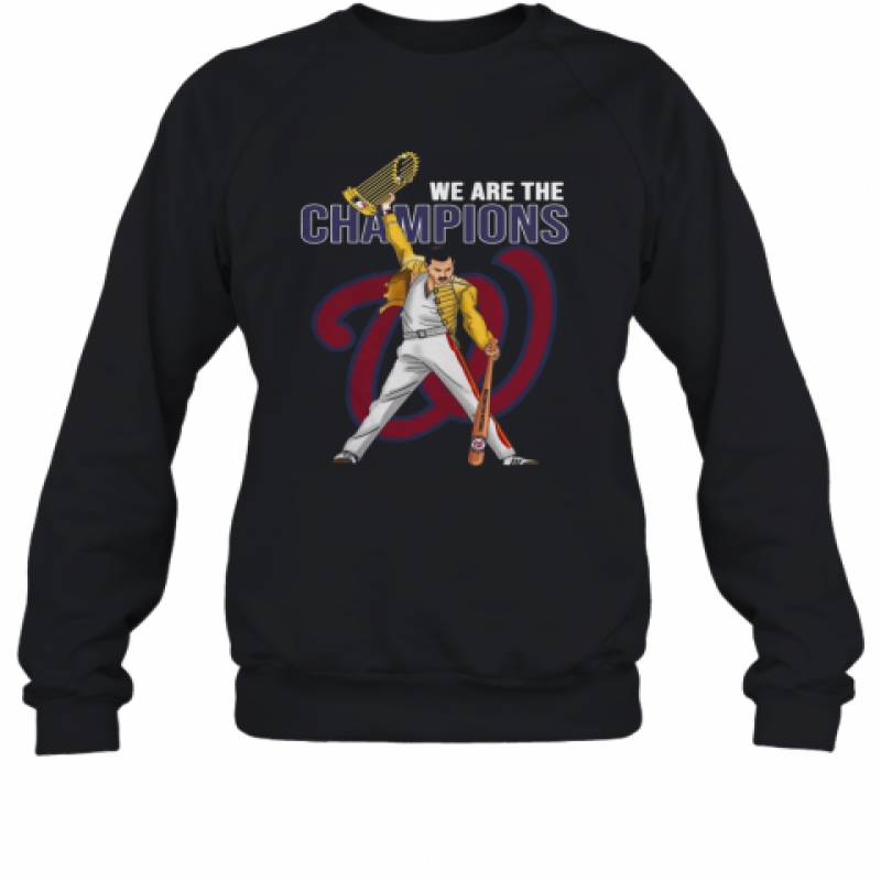 Freddie Mercury Nationals World We Are The Champions Sweatshirt