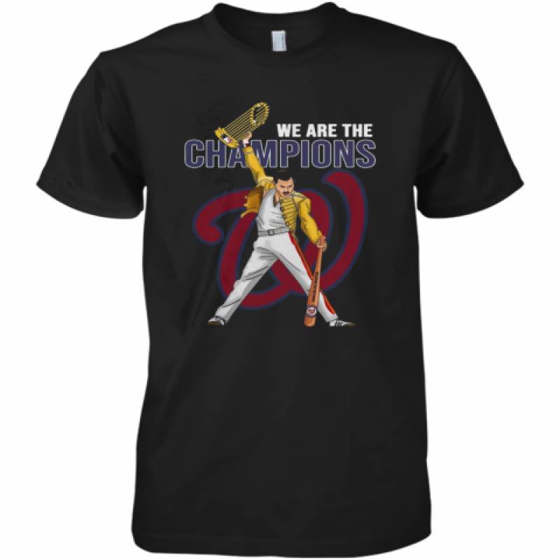 Freddie Mercury Nationals World We Are The Champions Premium Men's T-Shirt