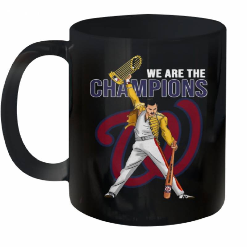 Freddie Mercury Nationals World We Are The Champions Ceramic Mug 11oz