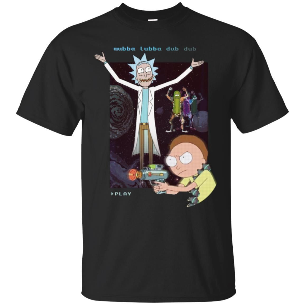 Rick And Morty Retro Video Game Men T-Shirt