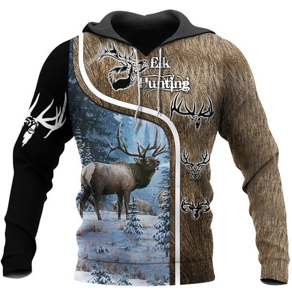 Elk Hunting Skin 3D All Over Print | Hoodie | Unisex | Full Size | Adult | Colorful | HT5109