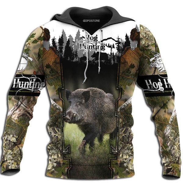 Hog Hunting 3D All Over Print | Hoodie | Unisex | Full Size | Adult | Colorful | HT5110