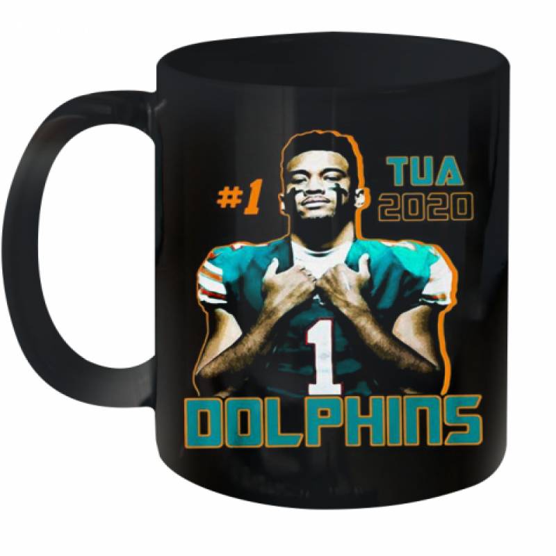 1 Tua Tagovailoa 2020 Miami Dolphins Football Ceramic Mug 11oz