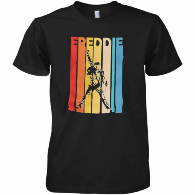 Freddie Mercury Vintage Retro Premium Men's T-Shirt