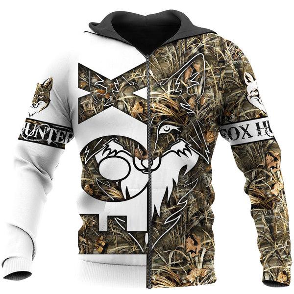 Fox Hunting 3D All Over Print | Hoodie | Unisex | Full Size | Adult | Colorful | HT5122