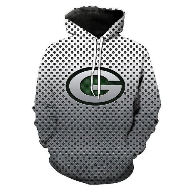 Green Bay Packers 3D Steal Look Hoodies