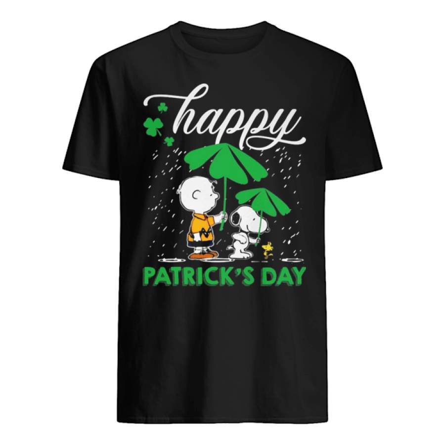 Charlie brown and snoopy stpatricks day shirt