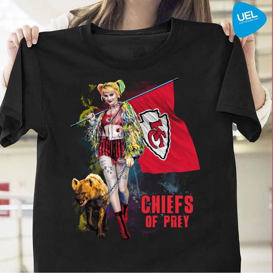 Harley quinn kansas city chiefs prey T shirt