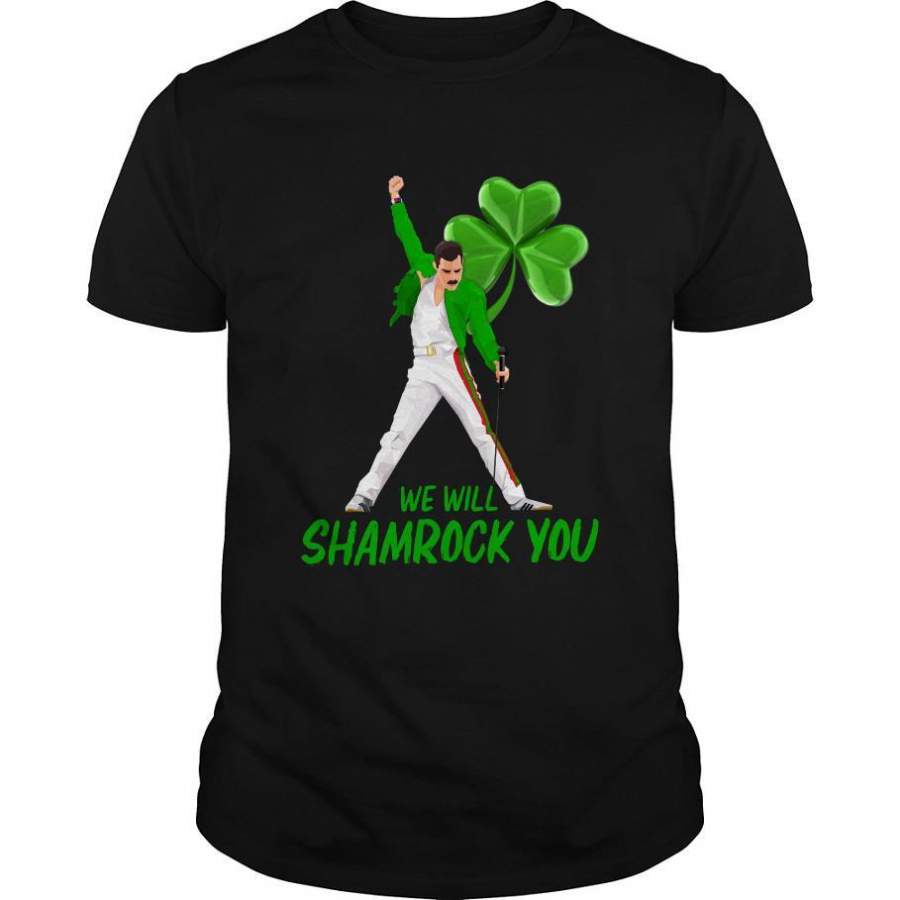 Freddie Mercury We Will Shamrock You St.patrick??s Day Shirt