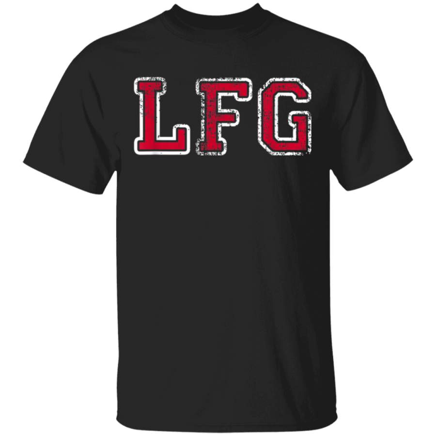 Funny Lets Go Lfg Football New England Fan TShirt Kansas City Football T-Shirt