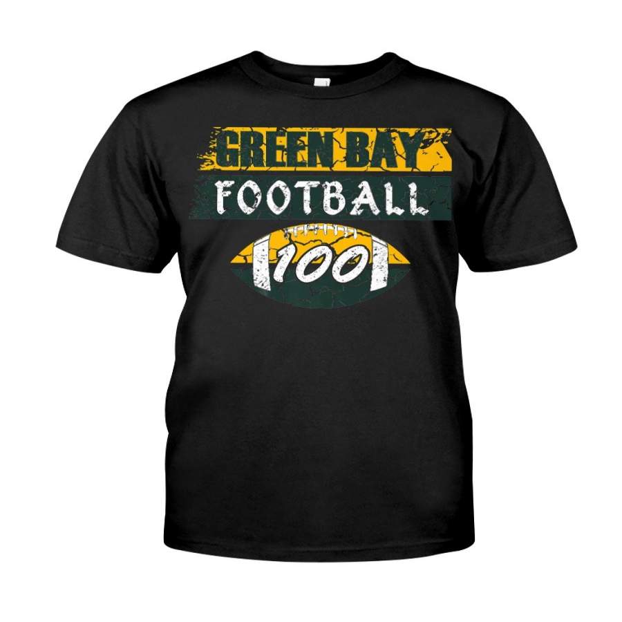 Green Bay 100 Year Anniversary Football T-Shirt by globalteeshop