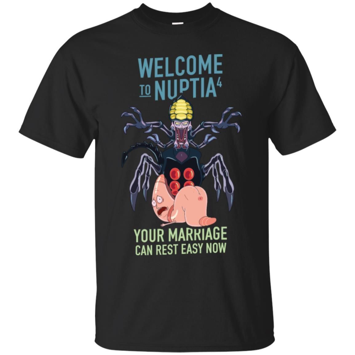 Rick And Morty Welcome To Nuptia Men T-Shirt