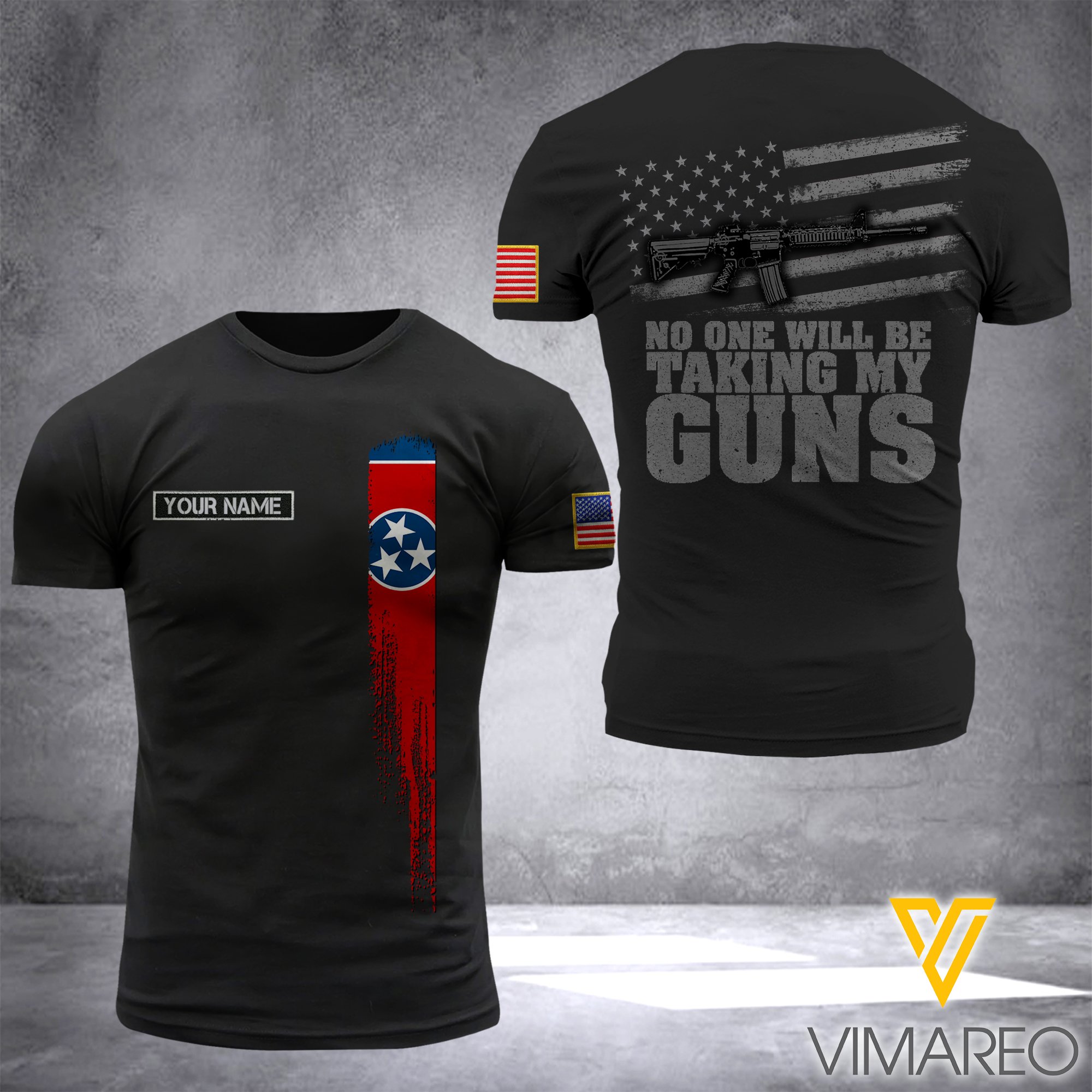 Customized Tennessee Flag 3D Printed Shirt 1504Ngbd