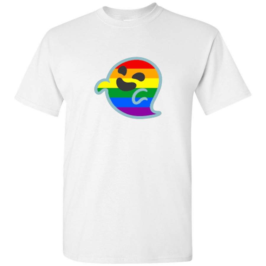 Gay Pride Ghost Emoji LGBT Shirt