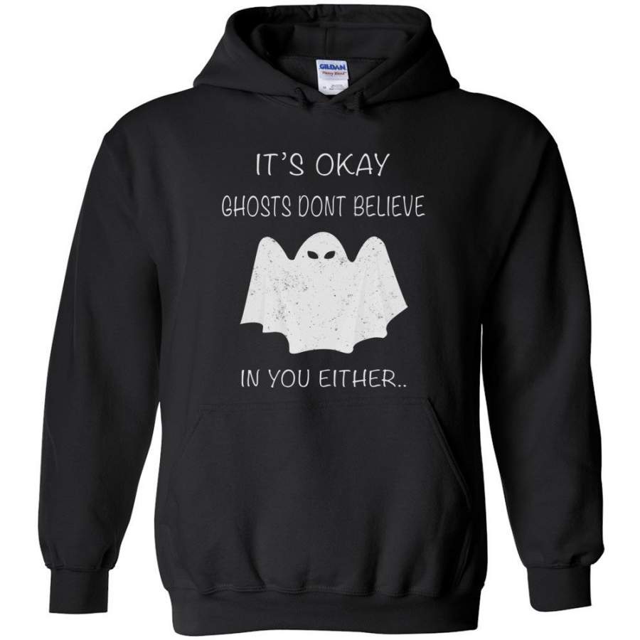 Ghosts don’t believe in you either halloween t shirt