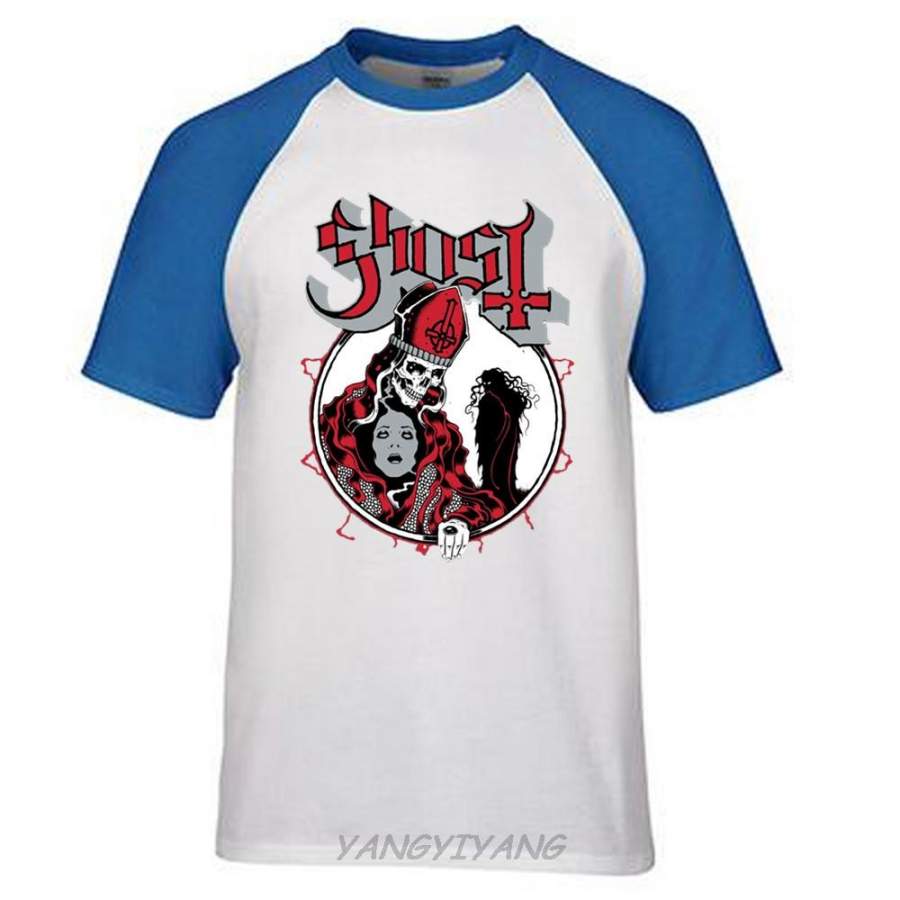 Ghost Image Men Black T Shirt BC Band Swedish Heavy Metal t shirt screening ringer