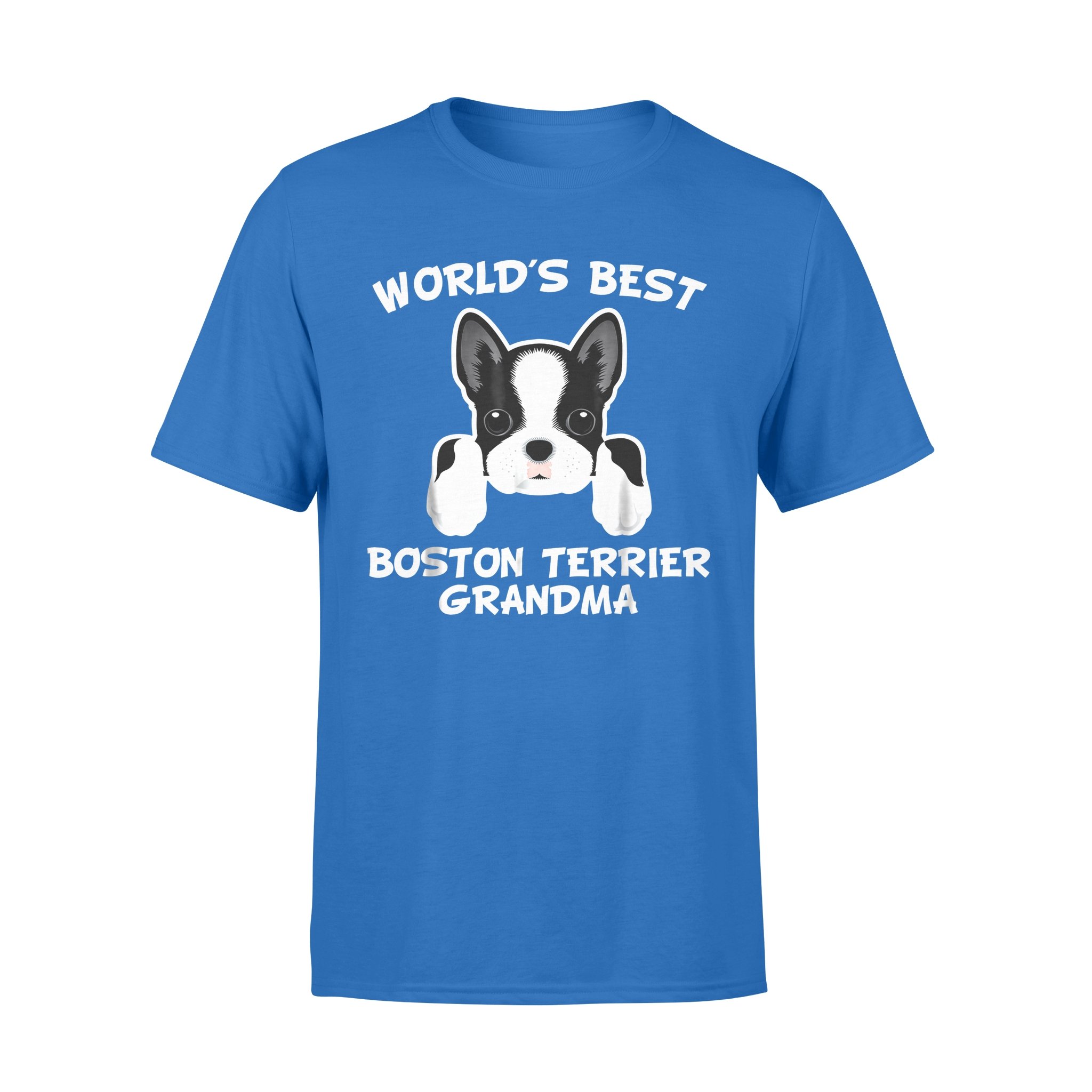 Dog gift idea World’s Best Boston Terrier Grandma T-Shirt – Standard T-shirt