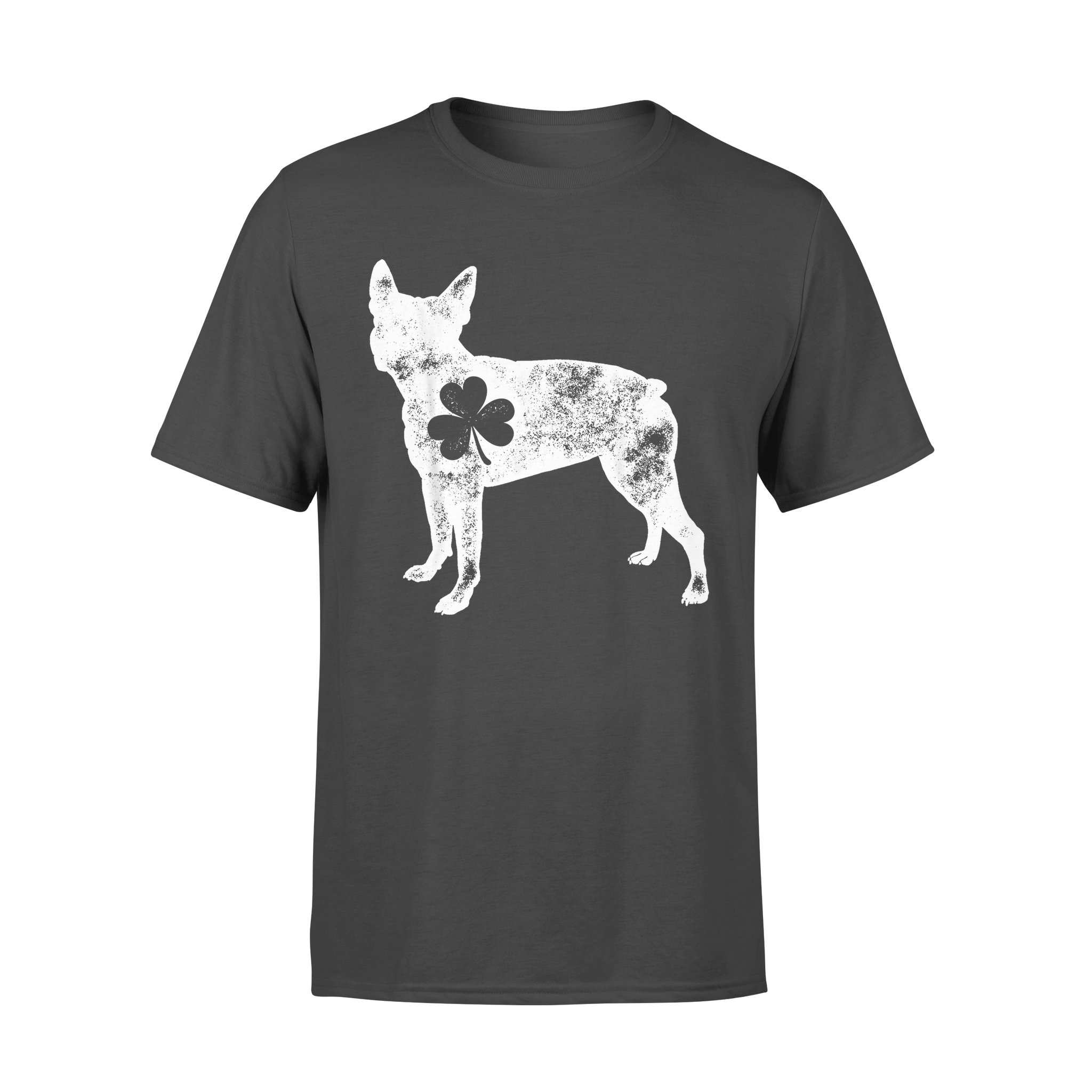 Dog gift idea Boston Terrier St Patricks Day Shamrock T-Shirt – Standard T-shirt