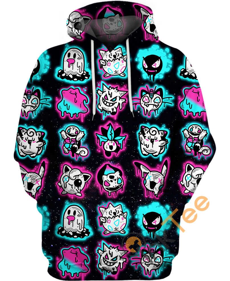 Ghost Pokemon Version Hoodie 3D