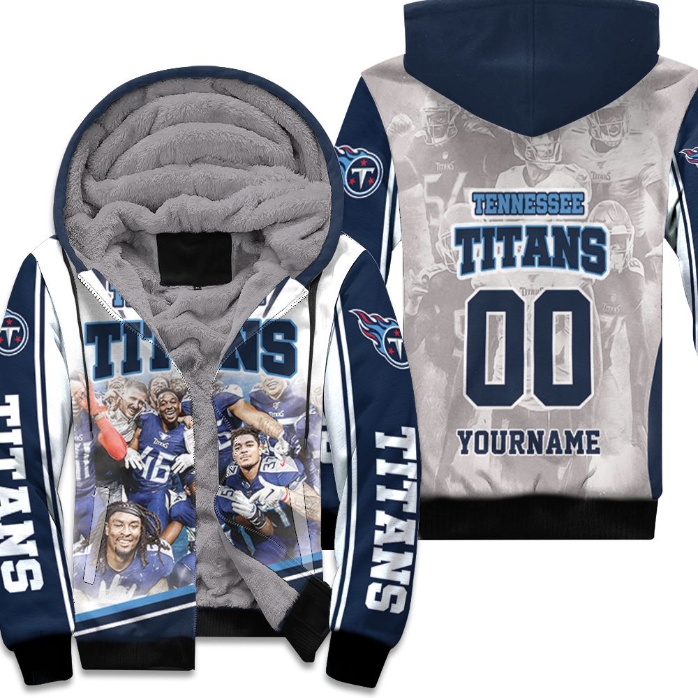 Afc South Division Super Bowl 2021 Tennessee Titans Personalized Fleece Hoodie All-Over Print