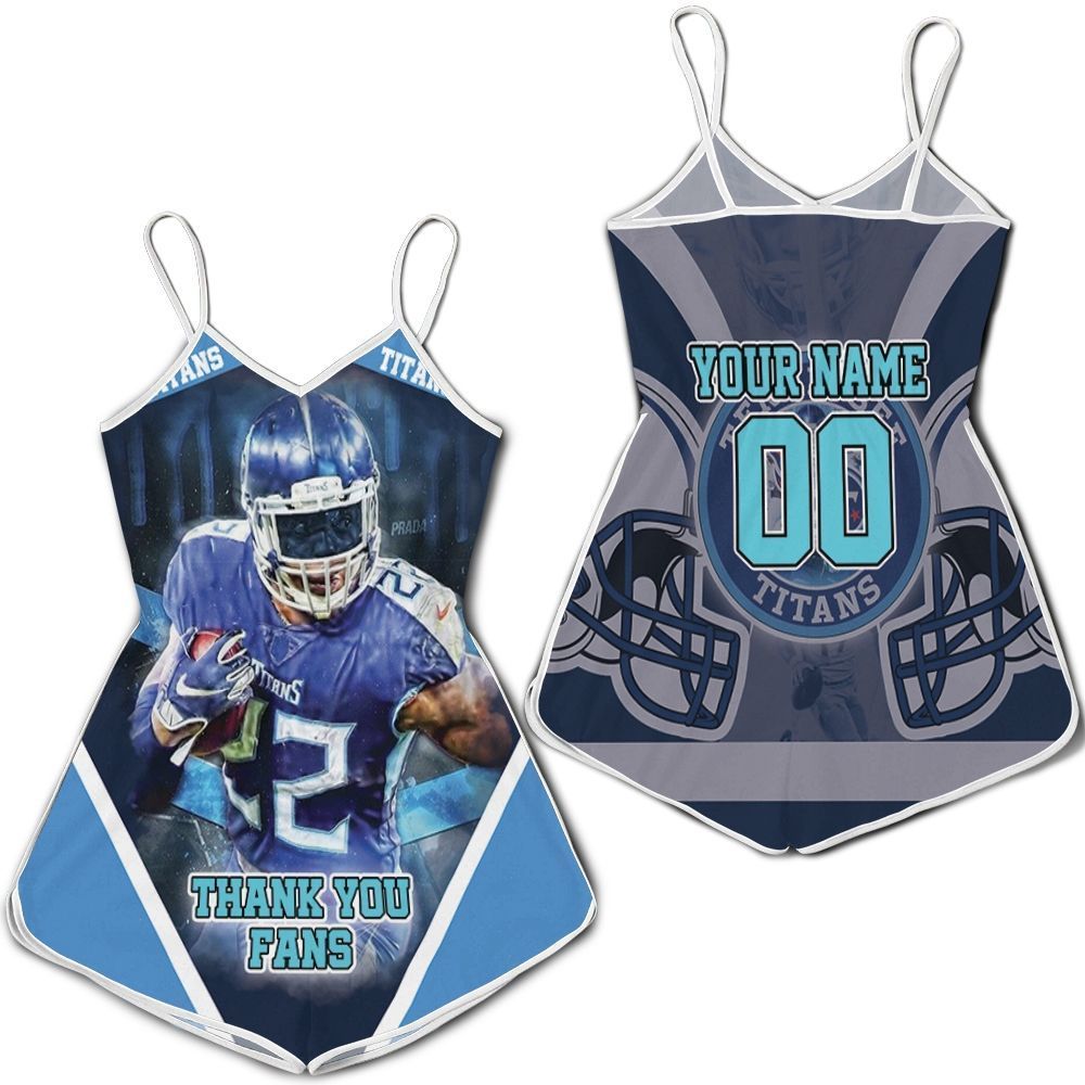 Derrick Henry 22 Tennessee Titans AFC South Division Champions Personalized 3D Romper