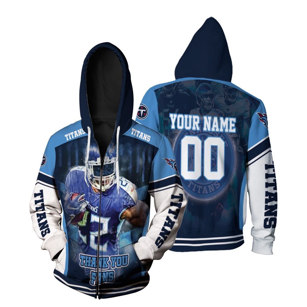 Derrick Henry 22 Tennessee Titans Super Bowl 2021 Afc South Division Personalized Zip Hoodie All-Over Print