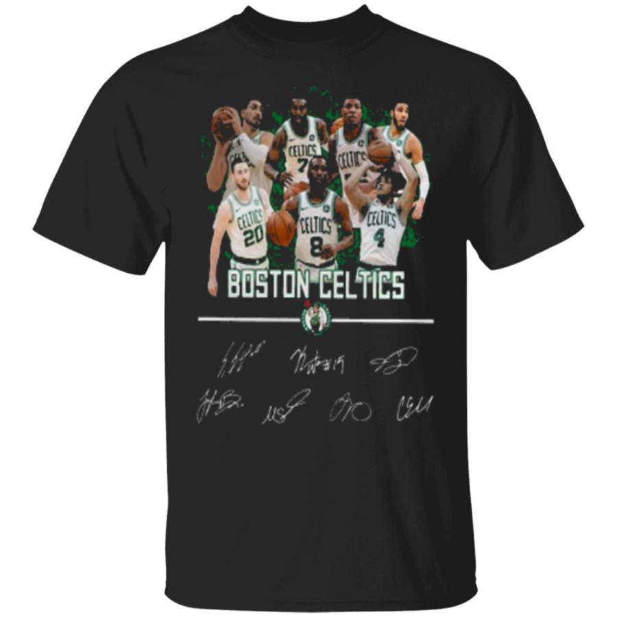 Boston Celtics players legends Signatures Trending T-Shirt