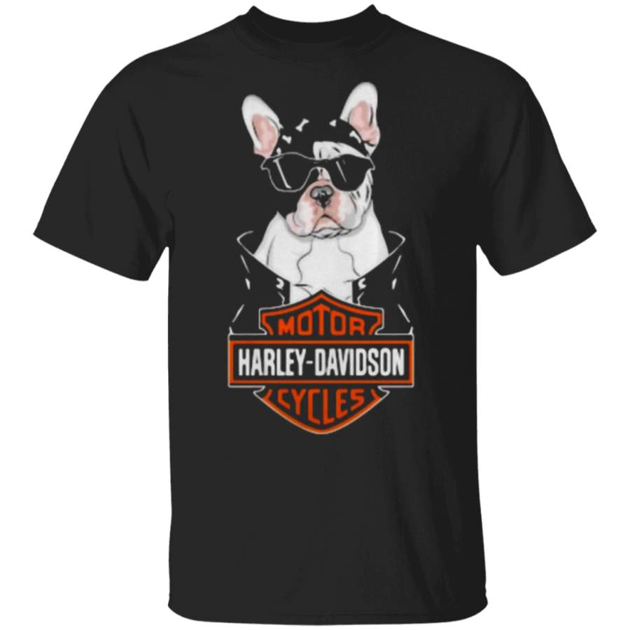 Boston Terrier mashup Darth Vader Motor Harley Davidson Cycles Trending T-Shirt