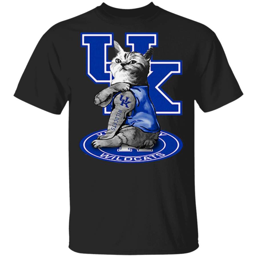 Cat tattoos Kentucky Wildcats Gift Family T-Shirt