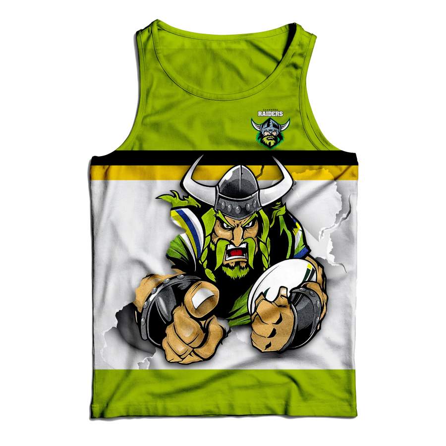 Canberra Raiders Tank Top NRL Personalized