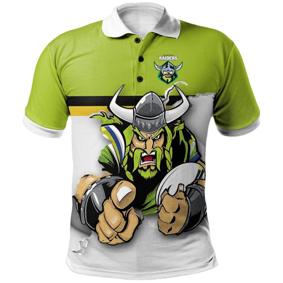 Canberra Raiders Polo Shirt NRL Personalized