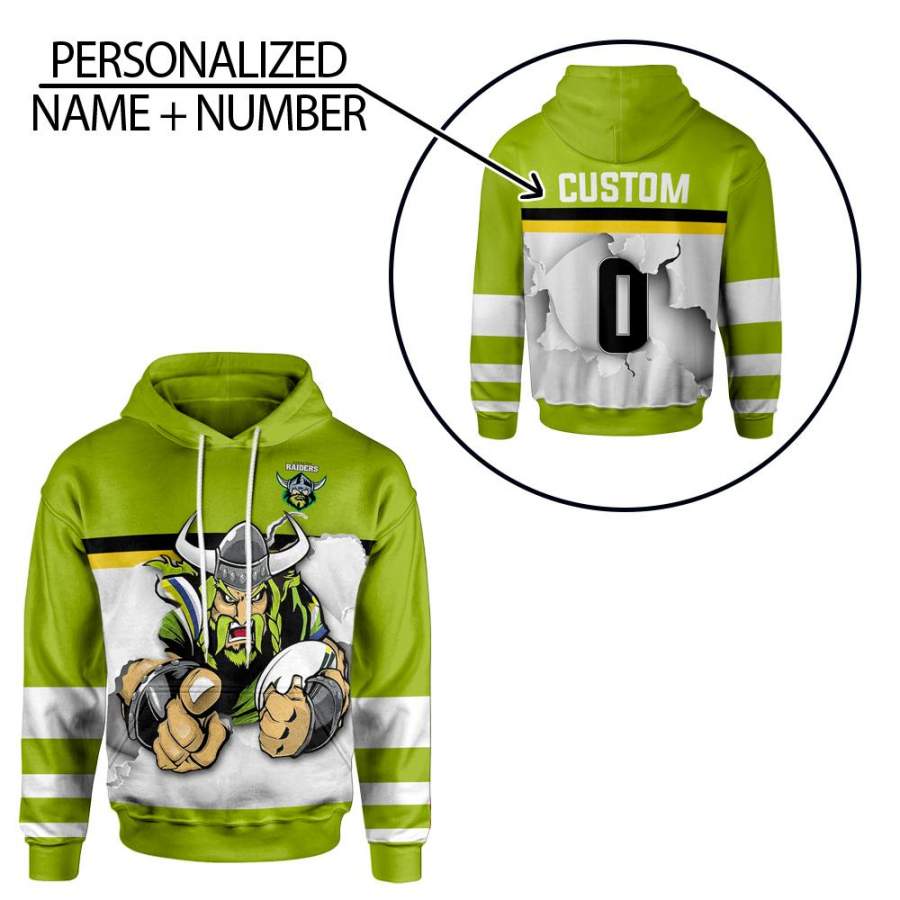 Canberra Raiders Hoodie Personalized Hoodie NRL